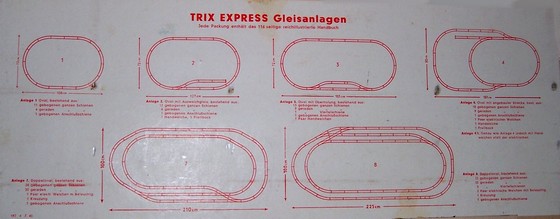 Trix Express, Gleisanlagen