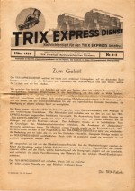 Trix Express Dienst von 1939
